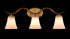 Taormina Modern Bathroom Vanity Light Fixture 3-Light Milk Glass Shade